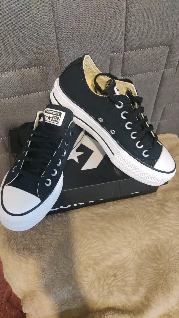 Zapatillas Converse All Star negras clásicas - 3
