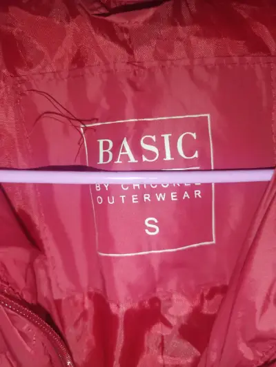 Abrigo acolchado rojo talla S para mujer - miniatura 2