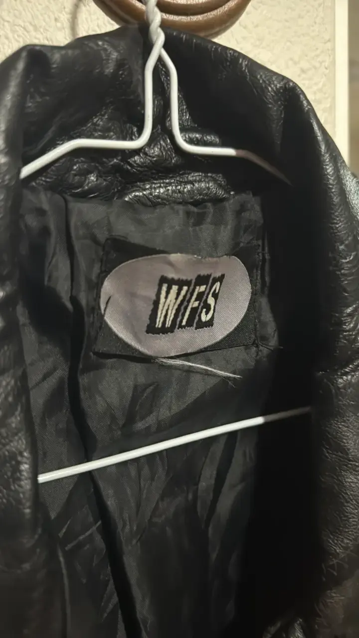 Chaqueta de cuero marrón para hombre Frellan - 3
