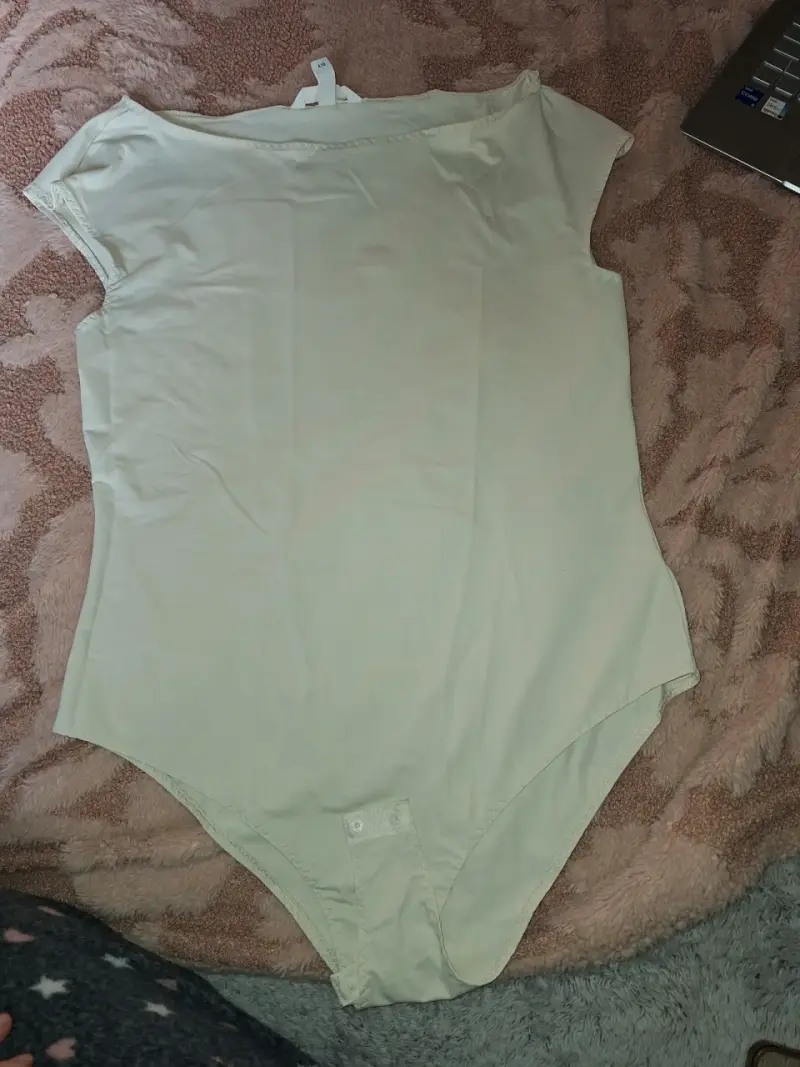 Body beige para mujer talla M - 1