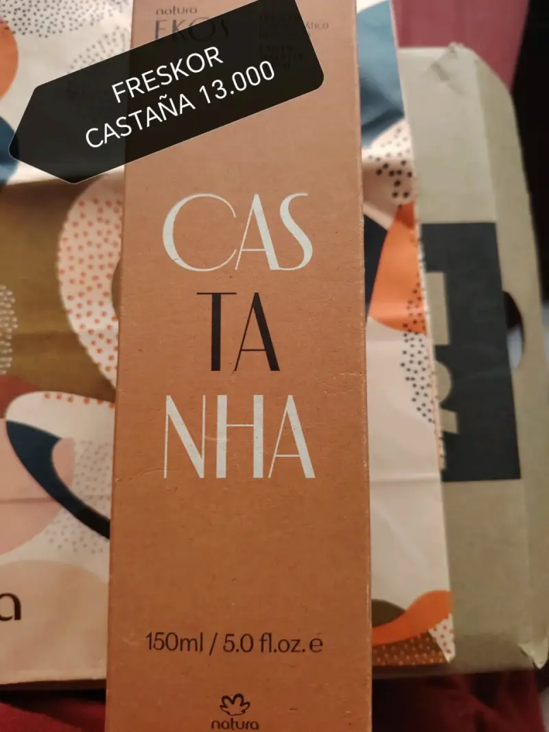 Crema Hidratante Natura Ekos Castaña 150ml