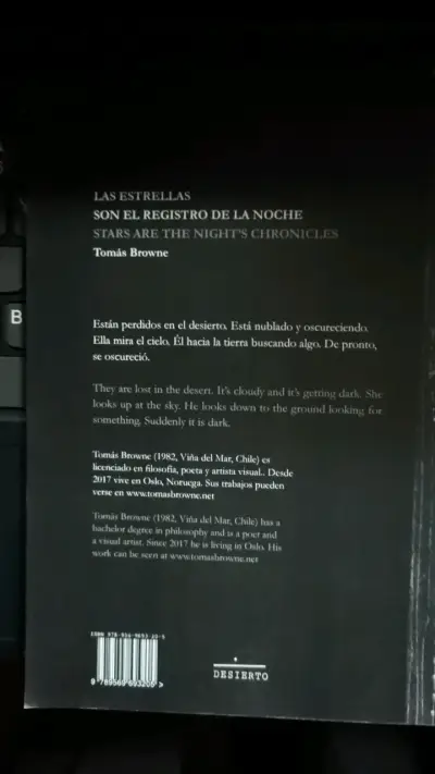 Libro 'Las Estrellas Son El Registro De La Noche' - miniatura 2
