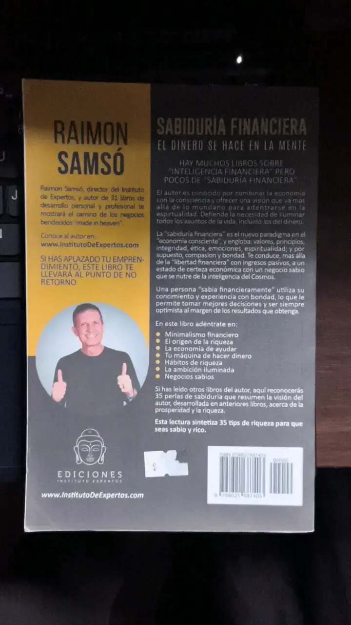 Libro Sabiduría Financiera de Raimon Samsó - 2