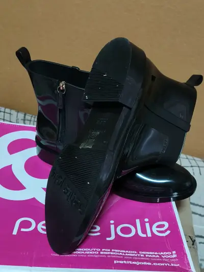 Botines de goma negros Petite Jolie número 40 - miniatura 1