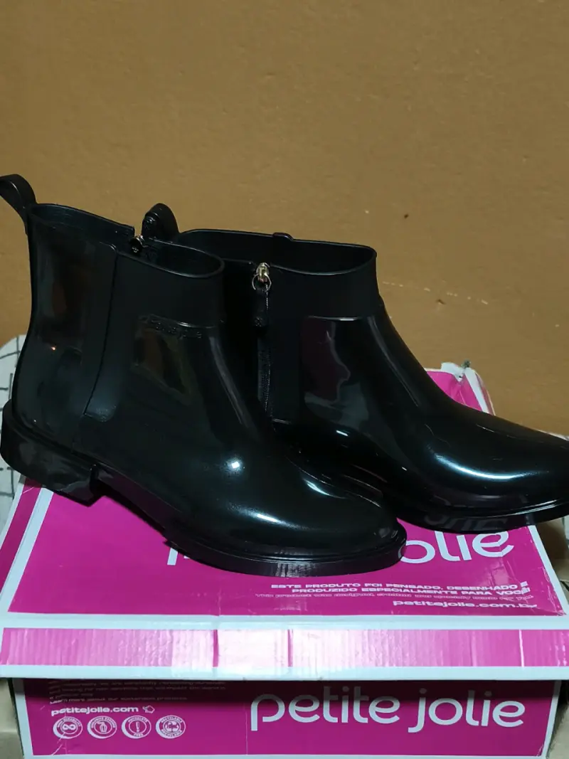 Botines de goma negros Petite Jolie número 40 - 2