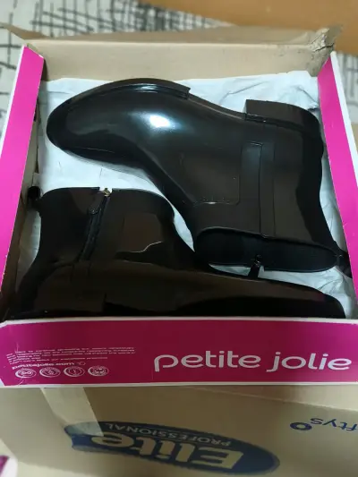 Botines de goma negros Petite Jolie número 40 - miniatura 3