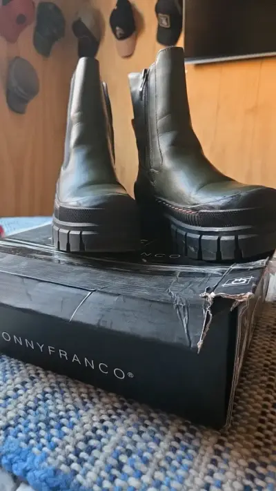 Botas Bonnyfranco verdes con plataforma - miniatura 2