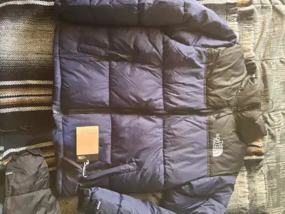Chaqueta de plumas The North Face azul - miniatura 2