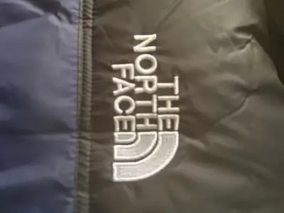 Chaqueta de plumas The North Face azul - miniatura 3