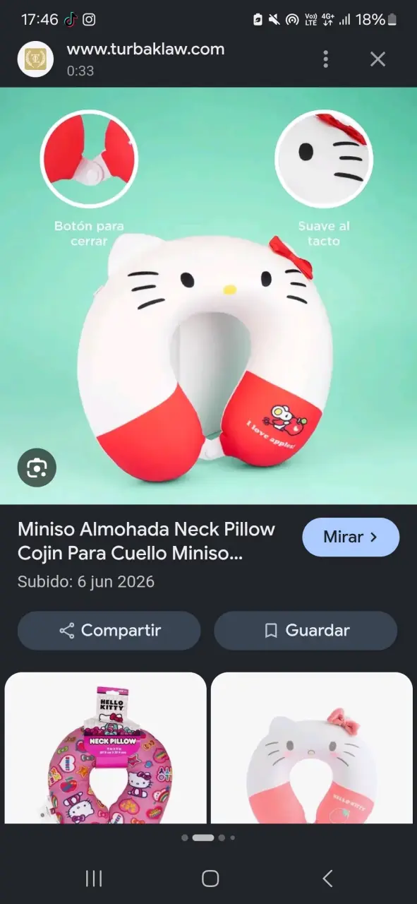 Cojín Cuello Hello Kitty - 2
