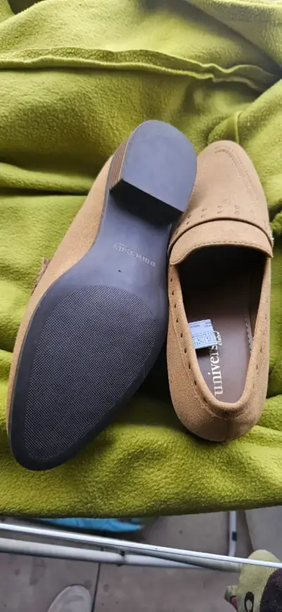 Zapatos de Gamuza Beige para Mujer - miniatura 2
