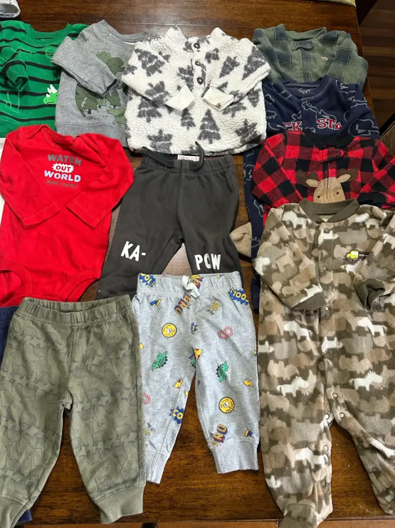 Lote de ropa de bebé niño 6 meses carters - 3