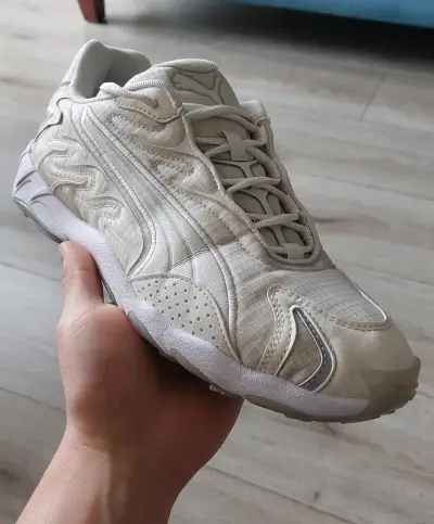 Zapatillas deportivas blancas Puma talla 42 - miniatura 1