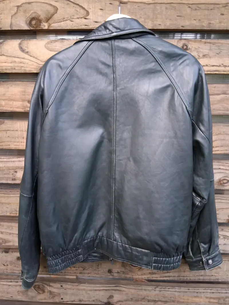 Chaqueta de cuero Verde Oscuro Danier para hombre - 3