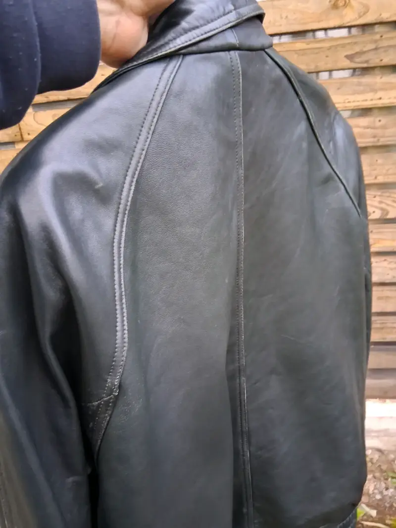 Chaqueta de cuero Verde Oscuro Danier para hombre - 5