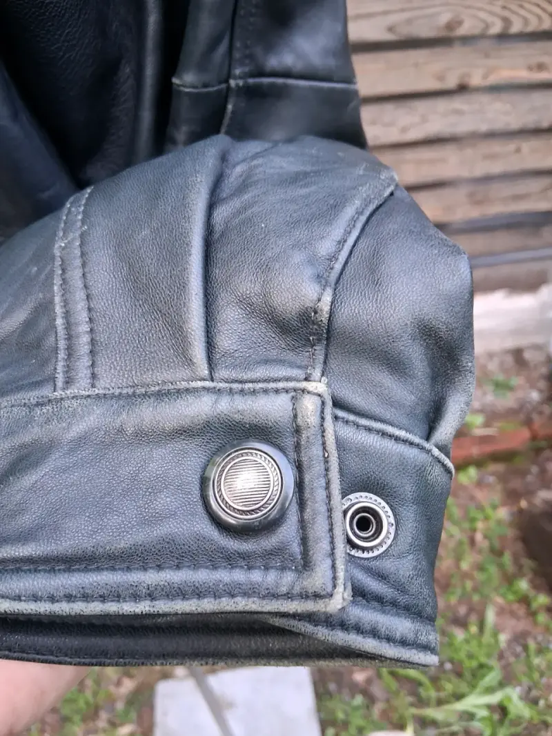 Chaqueta de cuero Verde Oscuro Danier para hombre - 6