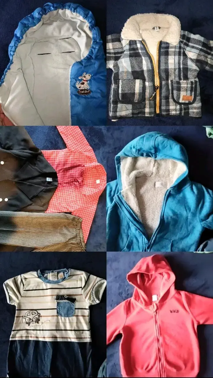 Conjunto de ropa para bebé con chaqueta y enterito