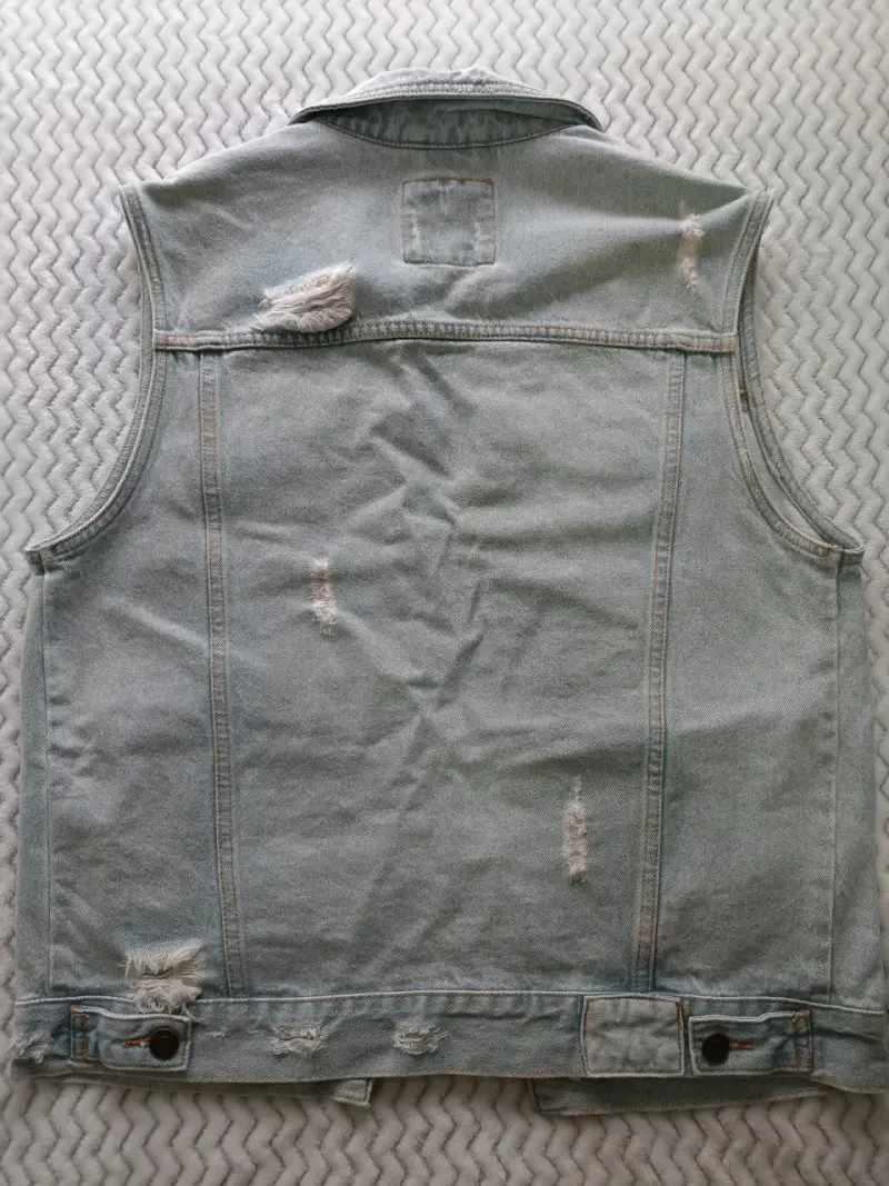 Chaqueta BASEMENT de mezclilla, hombre talla S. - 2