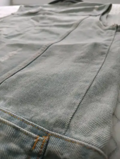 Chaqueta BASEMENT de mezclilla, hombre talla S. - miniatura 3