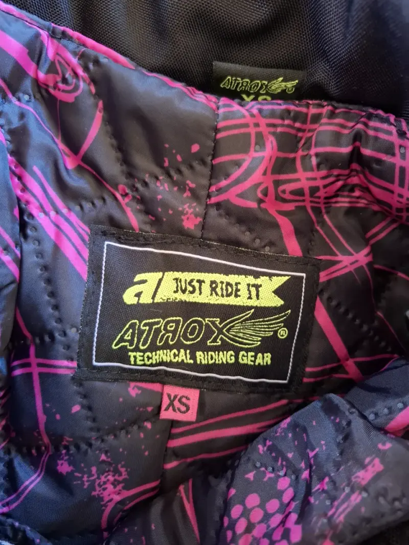 Pantalones de moto Atrox negros con protecciones - 2