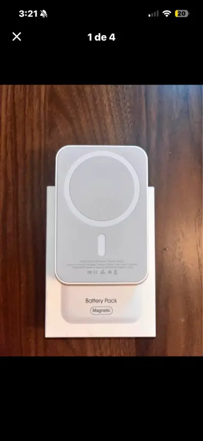 Batería Externa Inalámbrica Magnética 20000mAh - miniatura 1