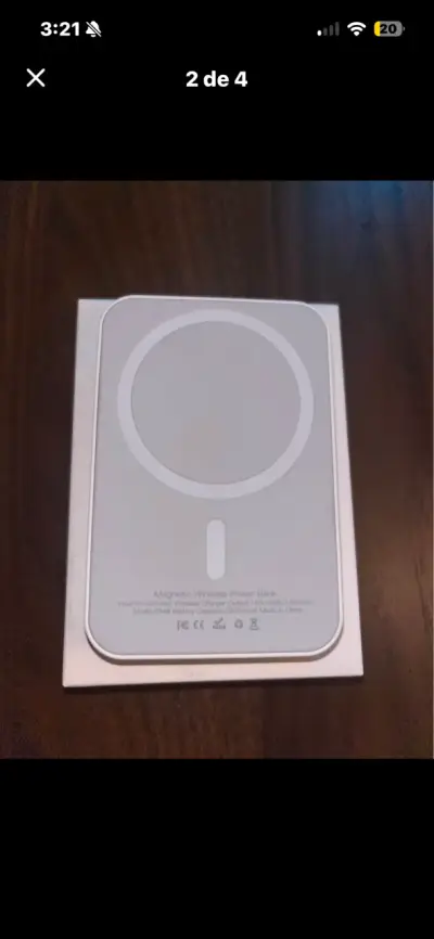Batería Externa Inalámbrica Magnética 20000mAh - miniatura 2