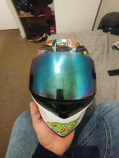 Casco de moto AGV k1 con diseño Valentino rossi - miniatura 1