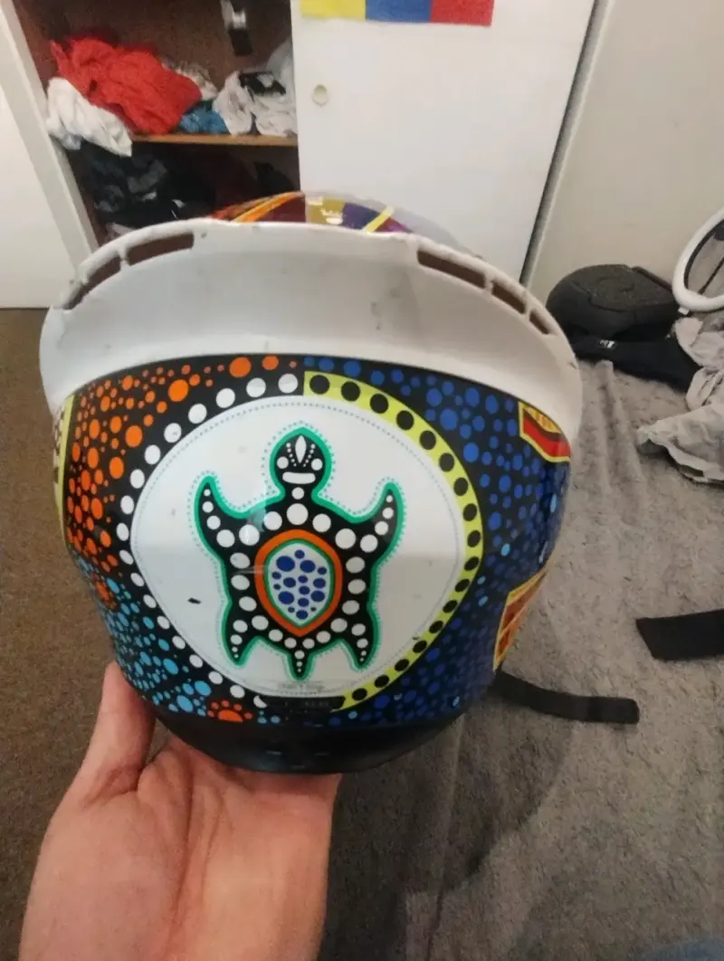 Casco de moto AGV k1 con diseño Valentino rossi - 4