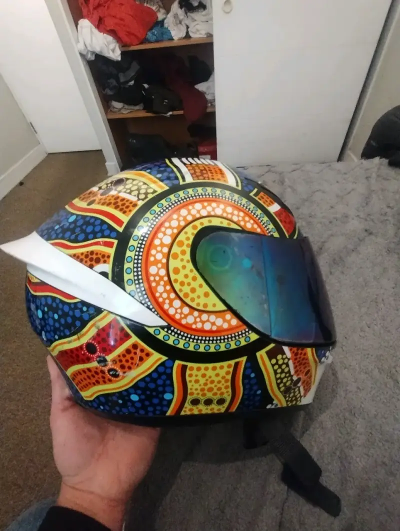 Casco de moto AGV k1 con diseño Valentino rossi - 6