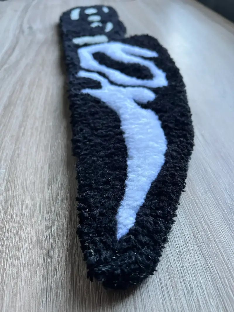 Alfombra Halloween en forma de cuchillo Ghostface - 3