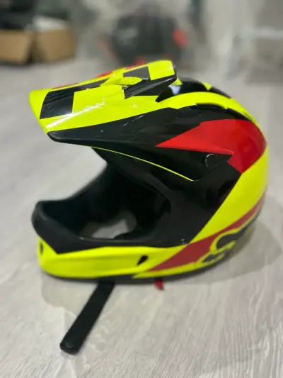 Casco de motocross Fox amarillo XL - miniatura 2