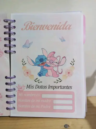 Cuaderno pediátrico personalizado con anillas - miniatura 6