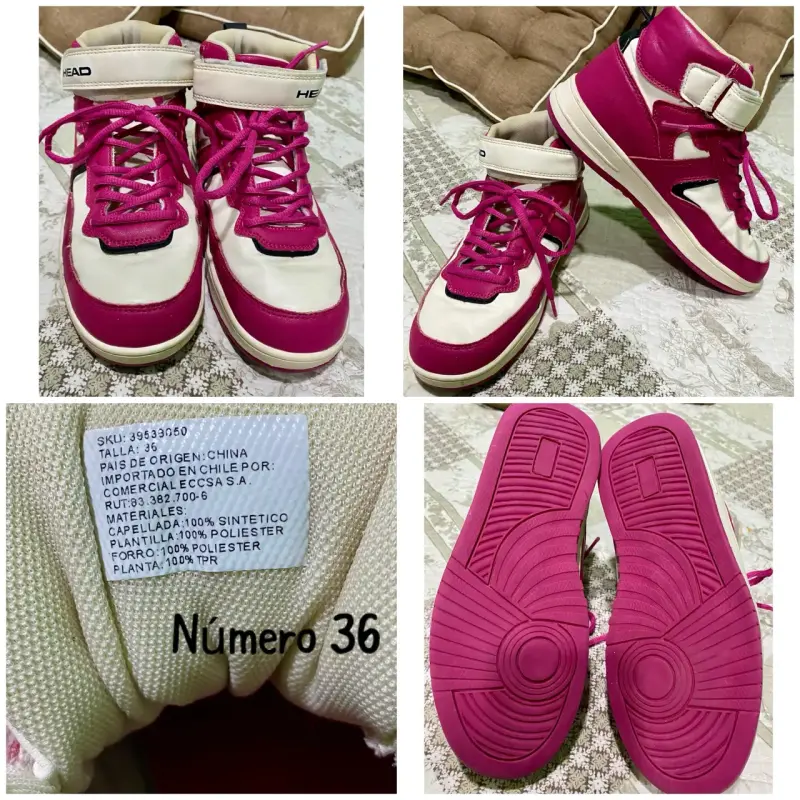 Zapatillas deportivas Head fucsia talla 36 - 1
