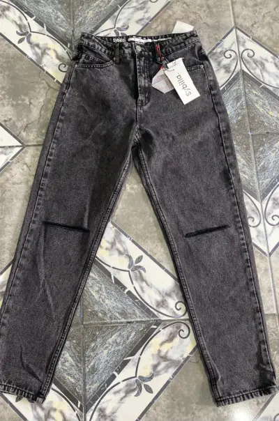 Jeans negros Sybilla Kelly para mujer - miniatura 1