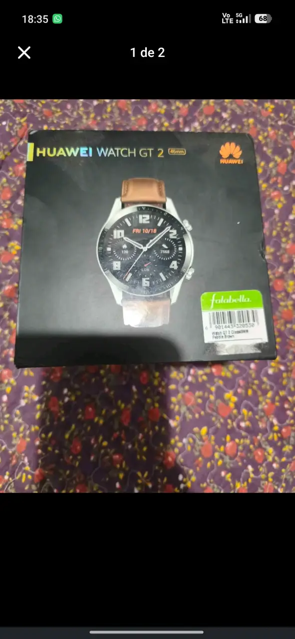 Huawei Watch GT 2 Classic 46mm Marrón - 1