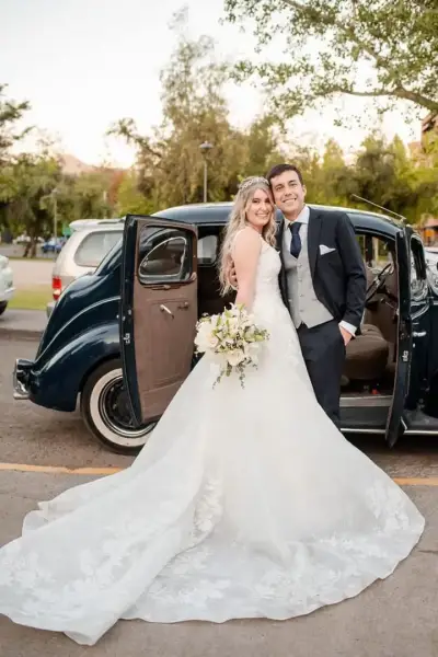 Vestido de novia elegante marca Rosa Clará - miniatura 3