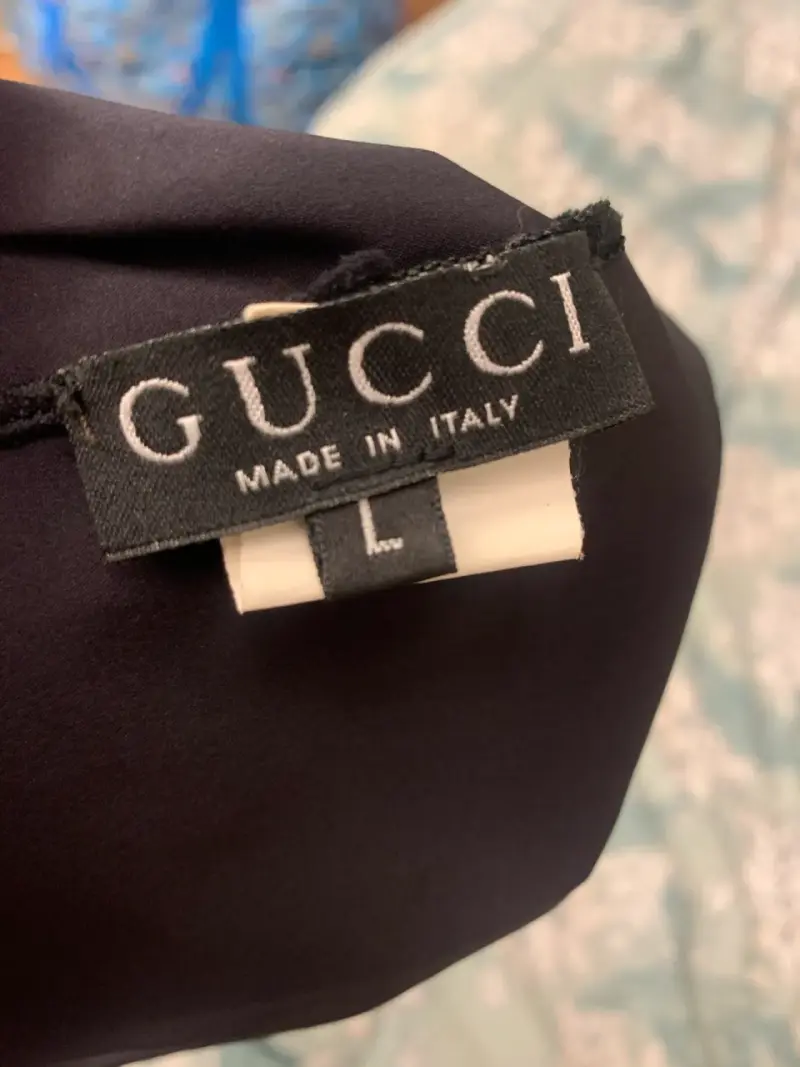 Body negro asimétrico Gucci - 6