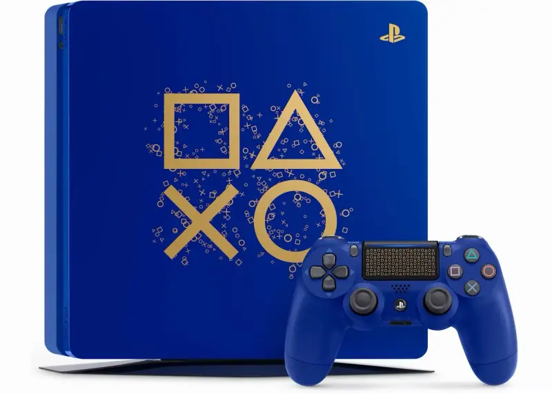 Consola PS4 Edición Limitada Azul con Control - 1