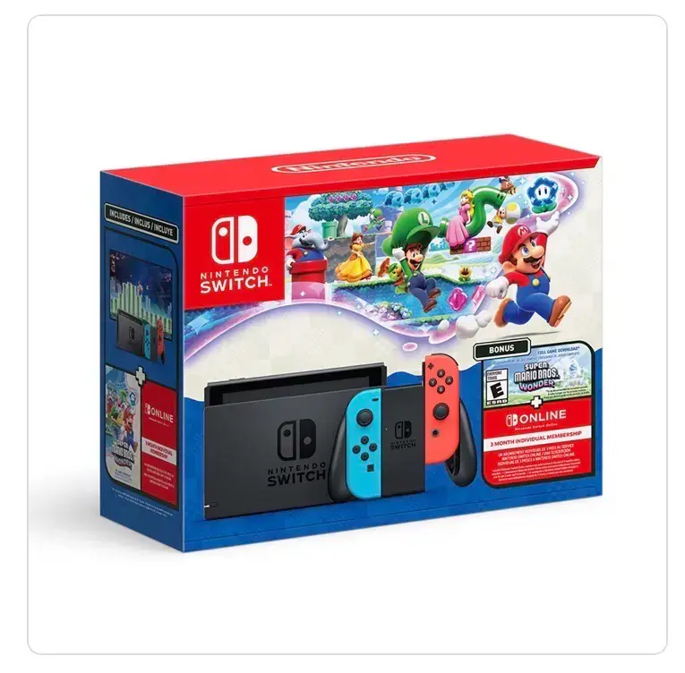 Consola Nintendo Switch con juego Super Mario Bros Wonder - 1