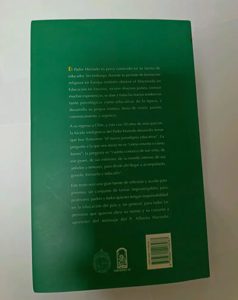 Libro 'Una Verdadera Educación' de Padre Alberto Hurtado - 2