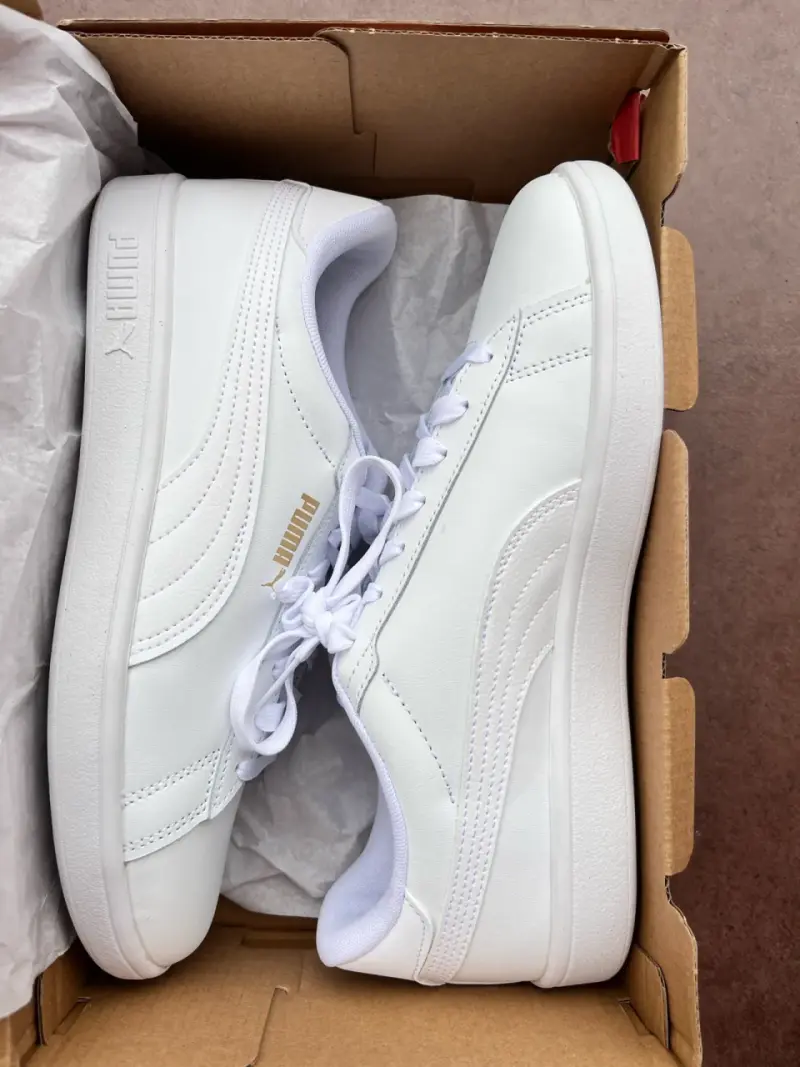 Zapatillas Puma Smash 3.0 Blancas Hombre - 4