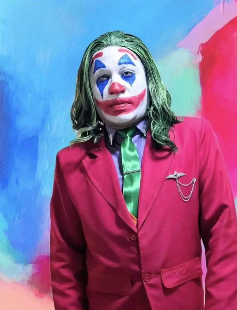Disfraz de Joker Edición Limitada con Peluca y Maquillaje - 3