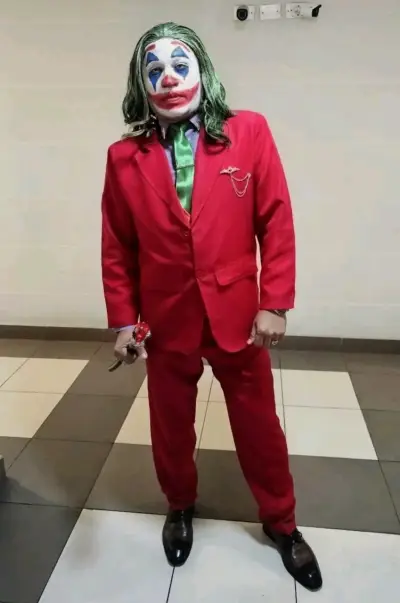 Disfraz de Joker Edición Limitada con Peluca y Maquillaje - miniatura 4