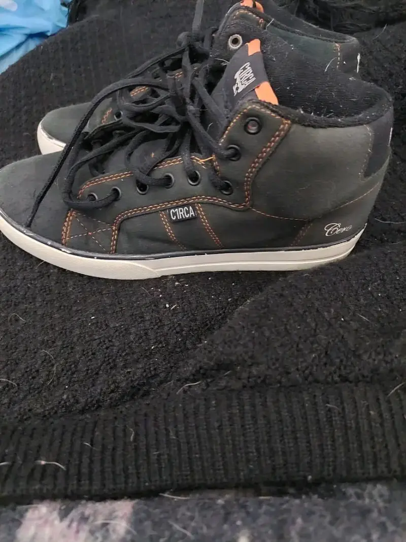 Zapatillas altas negras Circa para hombre - 2