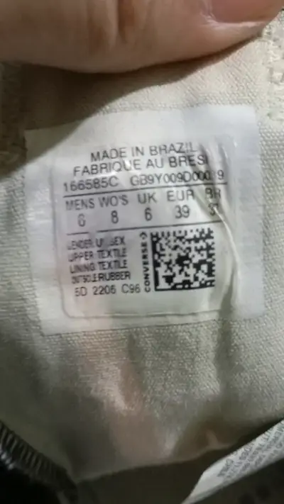 Zapatillas converse usadas con detalles - miniatura 5