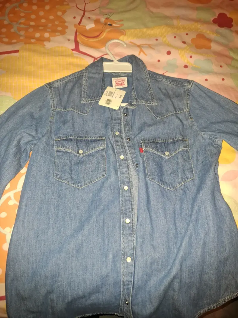Camisa de mezclilla Levi's para mujer talla M - 1