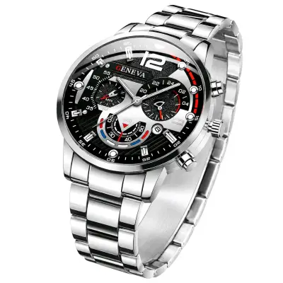 Reloj de Pulsera Geneva Acero Inoxidable - miniatura 1