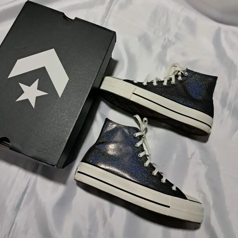 Zapatillas Converse All Star brillantes para mujer - 4