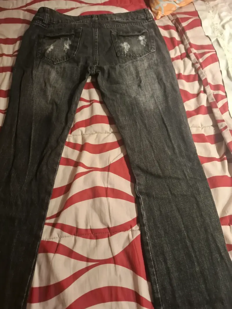 Jeans negros para mujer talla 38, marca IO - 5