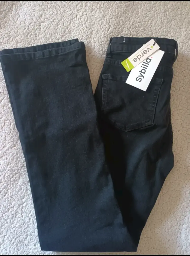 Jeans negros talla 38 Sybilla - 1